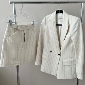 Club Monaco blazer and skirt